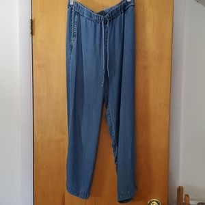 J.Crew Denim Drawstring Pants